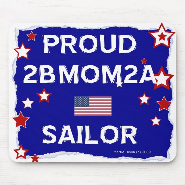 Alfombrilla De Ratón Orgulloso 2BMOM2A Sailor - Mousepad (Frente)