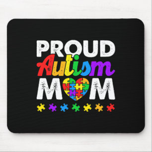 Alfombrilla De Ratón Orgulloso autismo mamá autismo color de aceptación