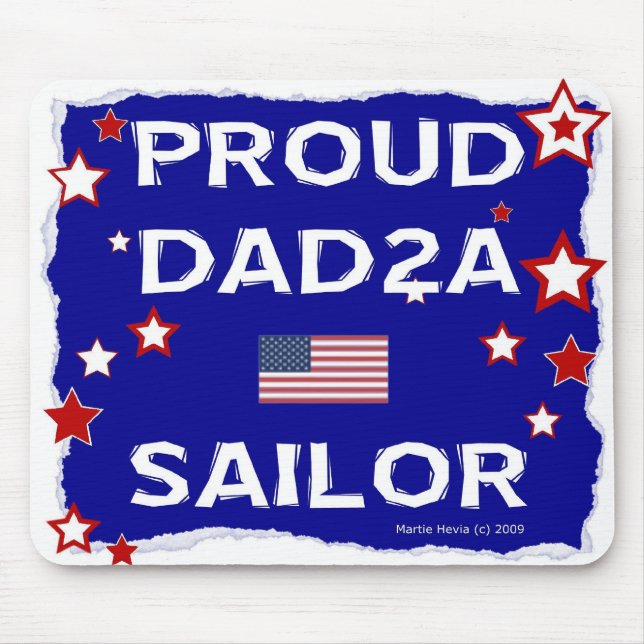 Alfombrilla De Ratón Orgulloso DAD2A Sailor - Mousepad (Frente)