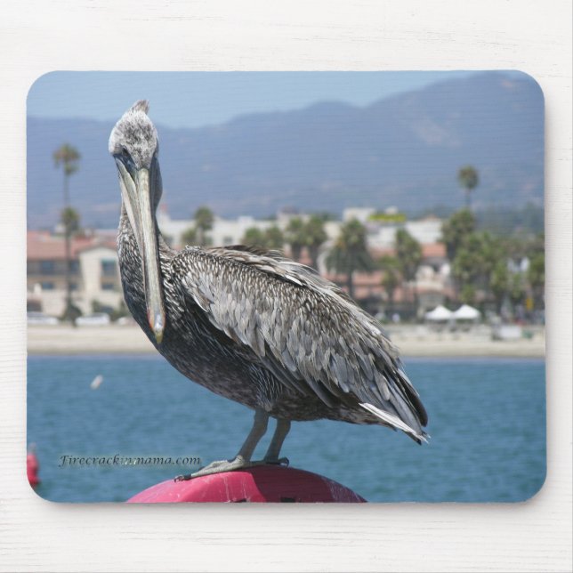 Alfombrilla De Ratón Orgulloso Mousepad Pelican (Frente)