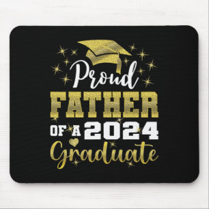 Alfombrilla De Ratón Orgulloso Padre De 2024 Graduado Impresionante Col