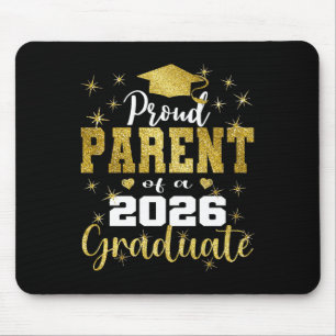 Alfombrilla De Ratón Orgulloso padre de graduado de 2026 Senior Graduat