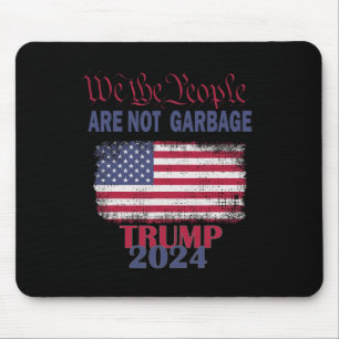 Alfombrilla De Ratón Orgulloso partidario de Trump basura Nosotros el p