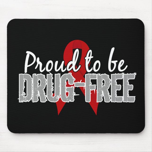 Alfombrilla De Ratón Orgulloso ser droga libere (Frente)