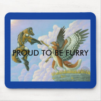 Alfombrilla De Ratón Orgulloso ser mousepad peludo