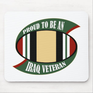 Alfombrilla De Ratón Orgulloso ser un veterano de Iraq