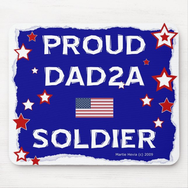 Alfombrilla De Ratón Orgulloso soldado de DAD2A - Mousepad (Frente)