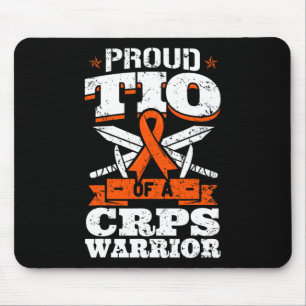 Alfombrilla De Ratón Orgulloso Tío De Un Guerrero De La CRPS, RSD Aware