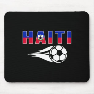 Alfombrilla De Ratón Orgullosos fanáticos del fútbol de Haití Jersey Ba