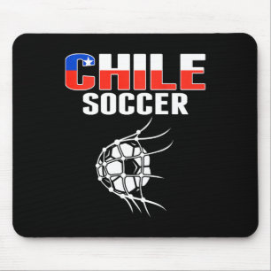 Alfombrilla De Ratón Orgullosos hinchas de fútbol de Chile Jersey Apoyo