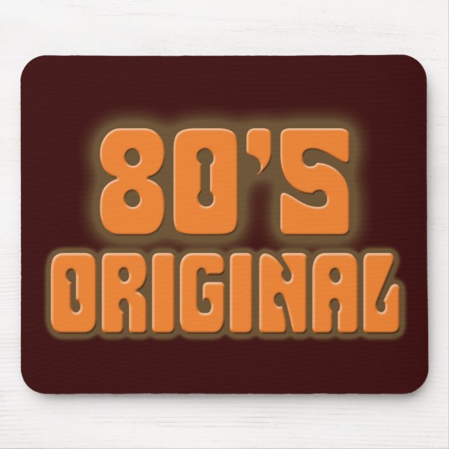 Alfombrilla De Ratón original Mousepad de los años 80 (Frente)