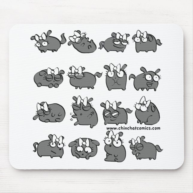 Alfombrilla De Ratón Original Rolo de ChinChatcomics (Frente)