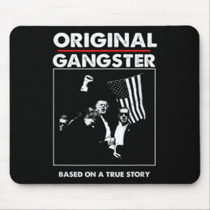 Alfombrilla De Ratón Original Trump Gangster del presidente 47 Patrióti