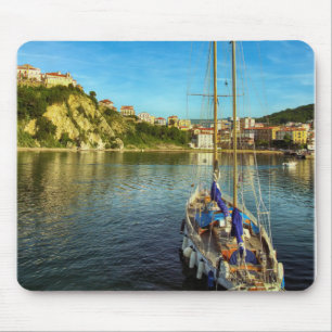 Alfombrilla De Ratón Orilla inminente el   Agropoli del barco