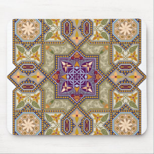 Alfombrilla De Ratón Ornamento de dibujo de época
