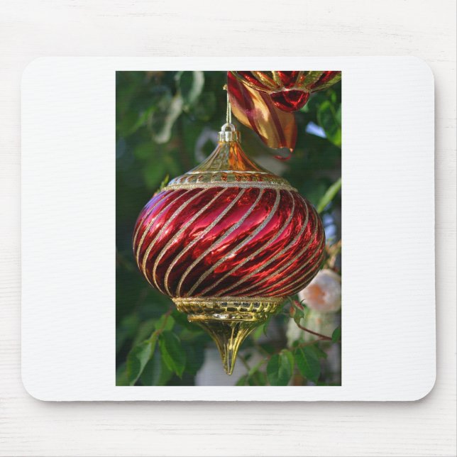 Alfombrilla De Ratón Ornamento de Navidad (Frente)