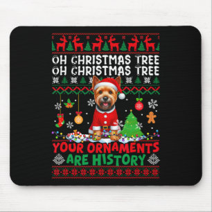 Alfombrilla De Ratón Ornamentos De Árbol De Navidad Son Historia Sweate