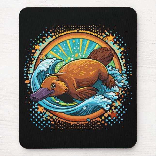 Alfombrilla De Ratón Ornitorrinco (Frente)