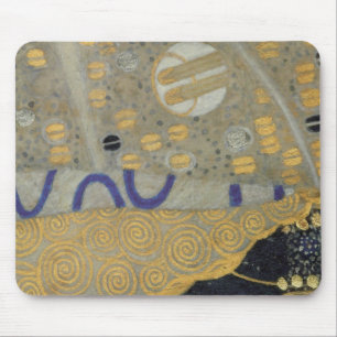 Alfombrilla De Ratón Oro de Klimt, modelo beige de Nouveau del arte