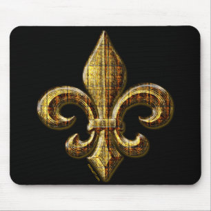 Alfombrilla De Ratón Oro Fleur Mousepad