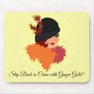 Alfombrilla De Ratón Oro Mousepad del jengibre