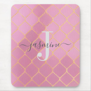 Alfombrilla De Ratón Oro rosa personalizado