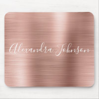 Oro Rosa - Relieve metalizado rosa moderno Girly