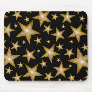 Alfombrilla De Ratón Oro Stars mousepz negro