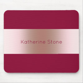 Alfombrilla De Ratón Oro y tira subiós polluelo moderno elegante de