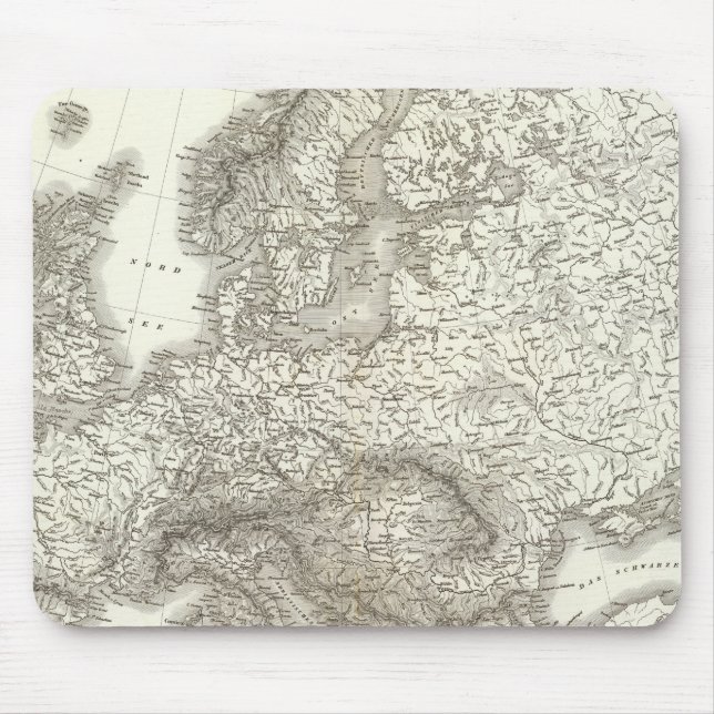 Alfombrilla De Ratón Orograph Europa - Mapa físico de Europa (Frente)