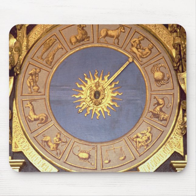 Alfombrilla De Ratón Orologio Zodicale (reloj del zodiaco) (fresco y (Frente)
