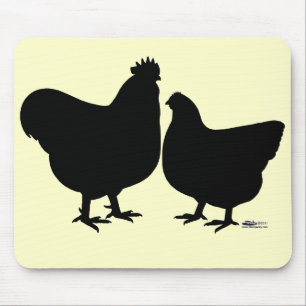 Alfombrilla De Ratón Orpington Silhouette