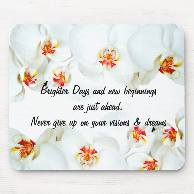 Alfombrilla De Ratón Orquídeas Amor_ (Frente)