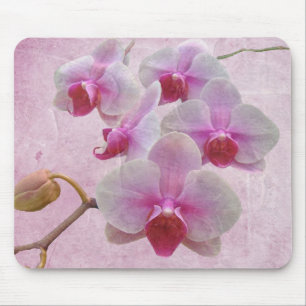 Alfombrilla De Ratón Orquídeas De Madera Rosa - Falenopsis