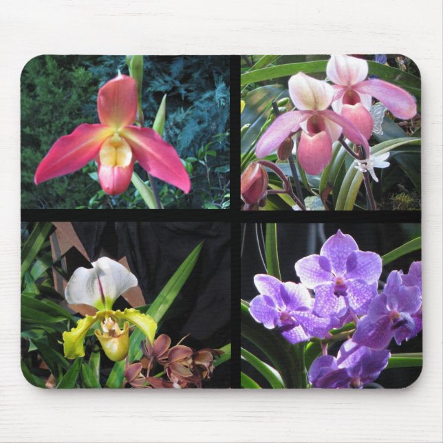 Alfombrilla De Ratón Orquídeas Mousepad (Frente)