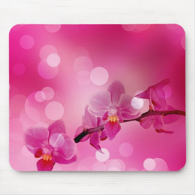 Alfombrilla De Ratón Orquídeas Mousepad (Frente)