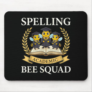 Alfombrilla De Ratón Ortografía abeja académica escuadrón estudiante eq