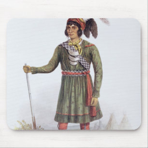 Alfombrilla De Ratón Osceola o "sol naciente", un líder del Seminole