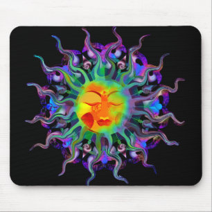 Alfombrilla De Ratón Oscuridad Mousepad de Chakra Sun