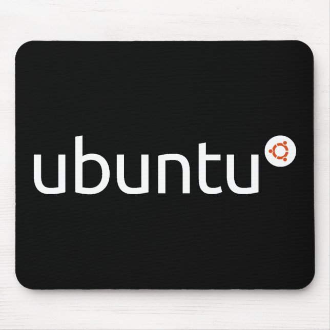 Alfombrilla De Ratón Oscuridad Mousepad de Ubuntu (Frente)