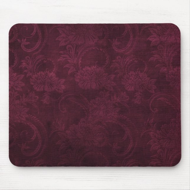 Alfombrilla De Ratón Oscuro Crimson Gótico Mouse Pad (Frente)