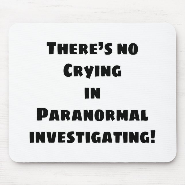 Alfombrilla De Ratón oscuro, humor, día nacional paranormal, fantasma,  (Frente)