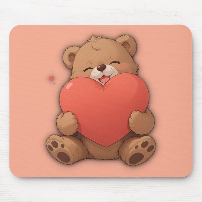 Alfombrilla De Ratón Oso de guarnición (Frente)