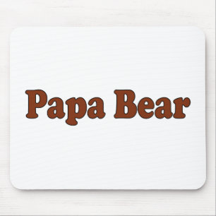 Alfombrilla De Ratón Oso de la papá