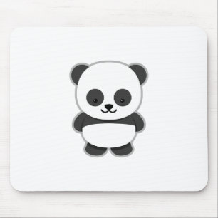 Alfombrilla De Ratón Oso de panda lindo