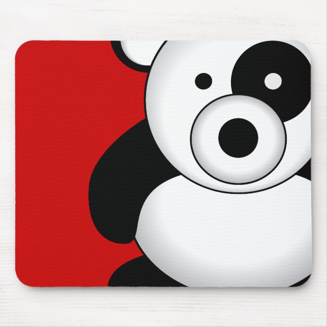 Alfombrilla De Ratón Oso de panda Mousepad (Frente)