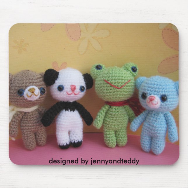 Alfombrilla De Ratón Oso del brownie y sus amigos (Frente)