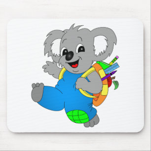 Alfombrilla De Ratón Oso Koala con mochila