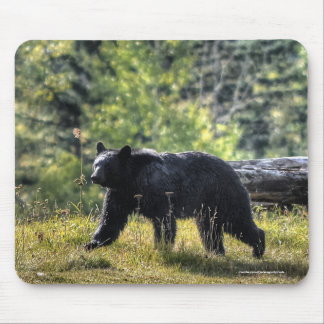 Alfombrilla De Ratón Oso Negro cruzando una pastelería de rancho II
