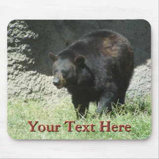 Alfombrilla De Ratón Oso negro Mousepad